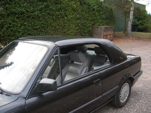 Bmw E30 cabrio wiesmann hardtop diamant zwart