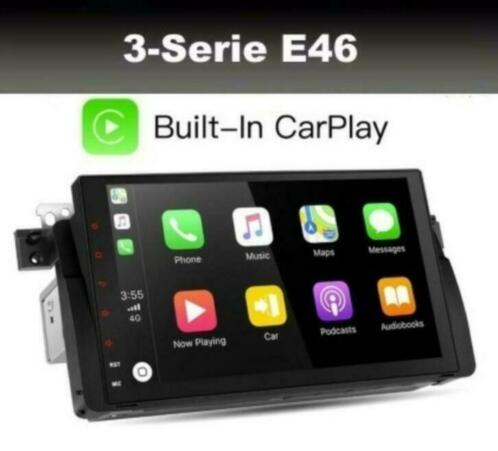 BMW E46 3serie navigatie android 8.1 wifi dab carplay 9inch