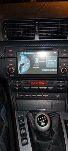 bmw e46 dubbel din dvd,Bluetooth, navigatie,touchscreen