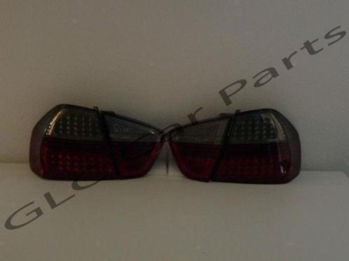 BMW E90 achterlichten LED sedan rood  zwart