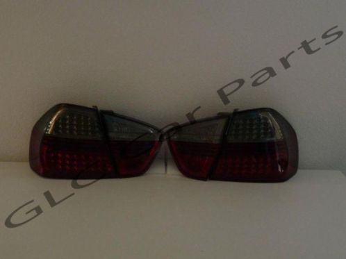 BMW E90 sedan LED achterlichten roodzwart smoke