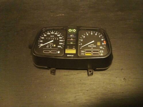 BMW K100 kilometer teller snelheidsmeter dashboard