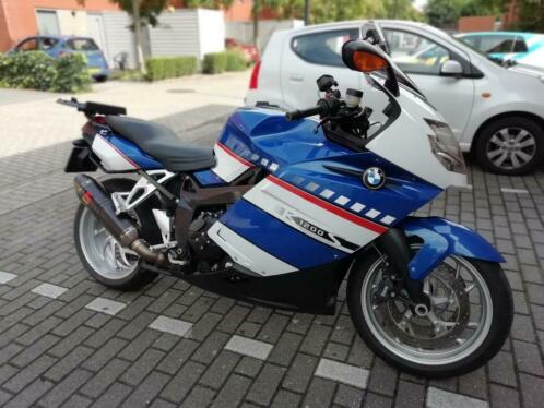 BMW K1200S ABS uit 2005 (76254 km) met koffers en Akropovic