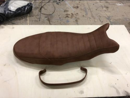 BMW R Nine T Scrambler zadel bruin