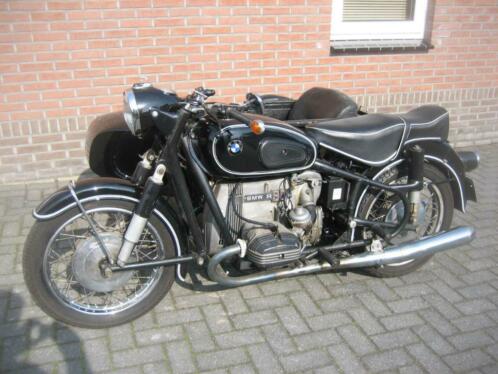 Bmw r69s met hollandia zijspan