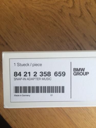BMW Snap In Adapter Iphone 55S ( Music )
