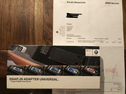 BMW Snap-in adapter MusicMedia UNIVERSAL iPhone