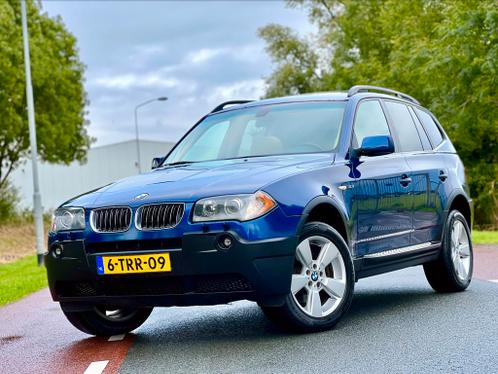 BMW X3 3.0i 224 PK 2005 Blauw Panoramadak Youngtimer Nw.APK