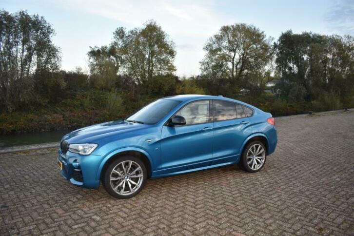 BMW X4 3.0 M40i AUT High Executive 2016 Blauw
