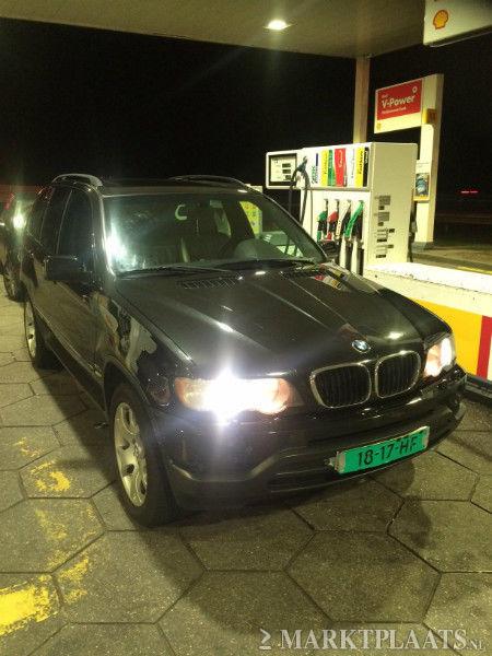 Bmw X5 3.0D exe aut 2002 Zwart Sport Navi