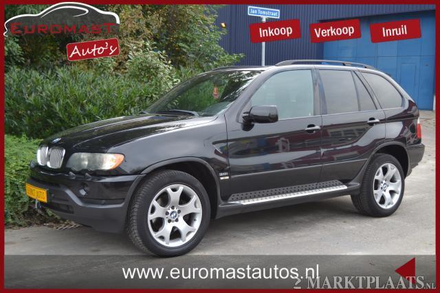 BMW X5 3.0i Executive Leer, Automaat, Opendak, Navi, DVD, elekt.stoelen, New apk 