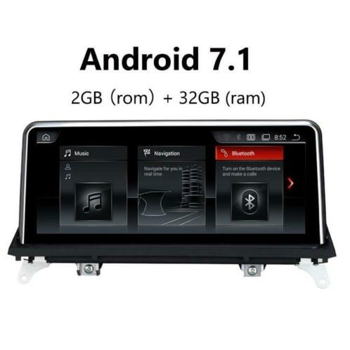 BMW X5 X6 Navigatie Android 7.1 Gratis Inbouw DAB E70 E71