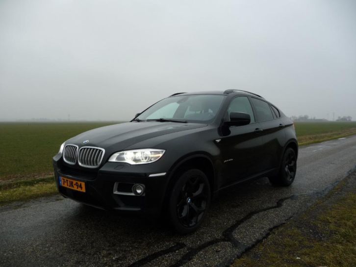 BMW X6, Xdrive 4.0D AUT 2013 Zwart, ALS NIEUW