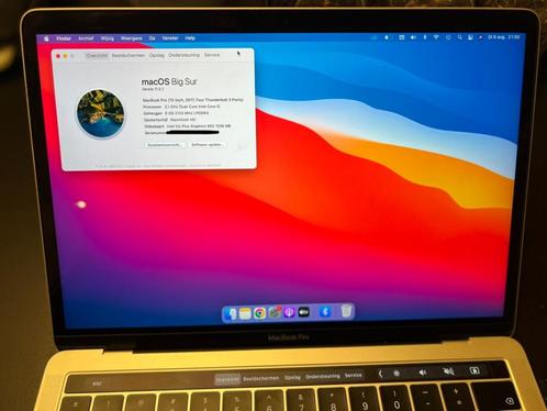BODEMPRIJS Apple Macbook 17Pro 13 inch, Touch bar, I5, 8GB.