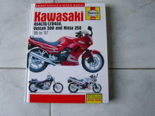 boek Kawasaki zelf sleutelen 85 tot 07.