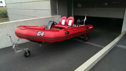 Bombard c4 commando 4.2m  suzuki 20pk  trailer