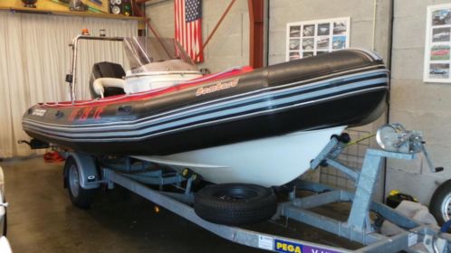 Bombard Explorer 600 RIB - Mercury 200PK- Pega trailer