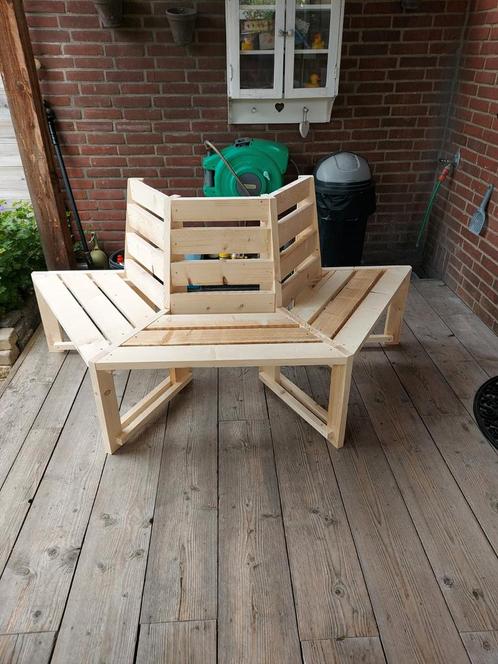 Boombankje steigerhout