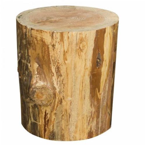 Boomstam zonder bast  50  hoogte 40cm