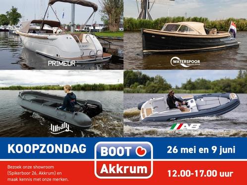 Boot Akkrum Koopzondag 26 mei en 9 juni 2024