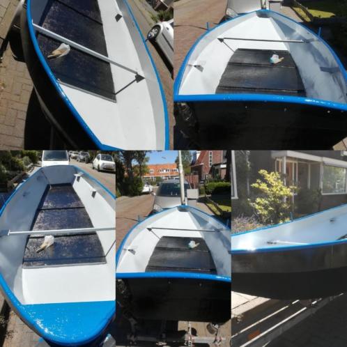 Bootje, grachtenboot je, stalen boot, roeiboot