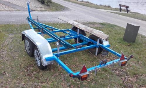 Boottrailer wegstallingstrailer aanhanger tandemasser