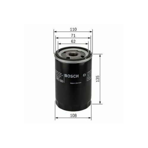 Bosch P3206 Oliefilter Nissan Patrol, Navara Lancia Gamma