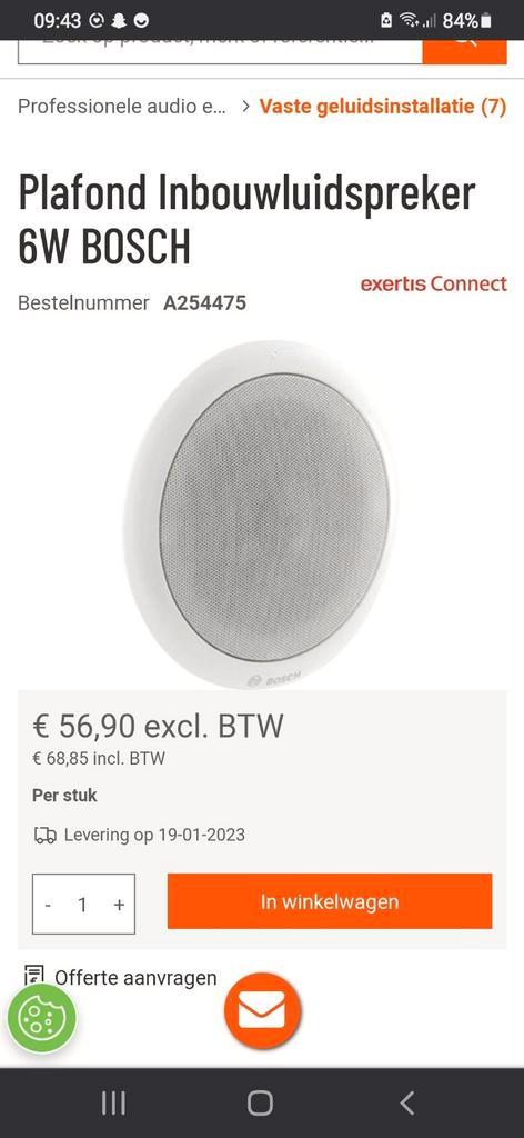 bosch speakers 2x 6 w