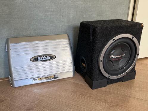 Boss versterker  Pioneer subwoofer