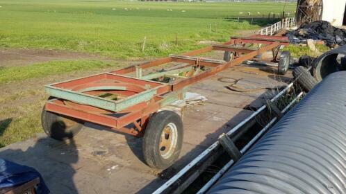 Botenkar botenwagen met triangel, 11m lang, 2850kg assen