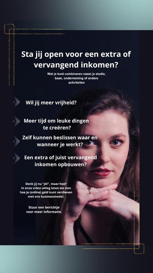 Bouw vandaag jouw extra inkomen op