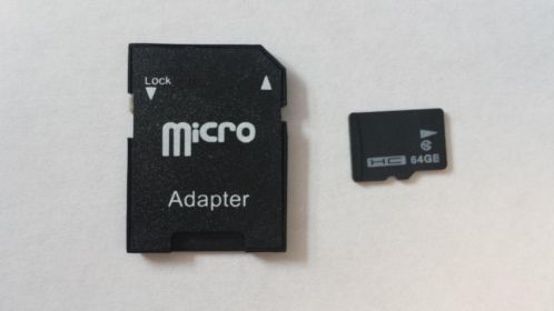 Brand New 64 Gb Micro Sd Kaart Met Gratis Adapter