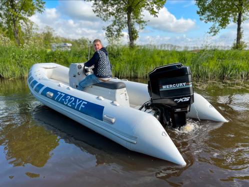 Brig 5.0m rubberboot 100pk Mercury 2takt Rib bouwjaar 2000