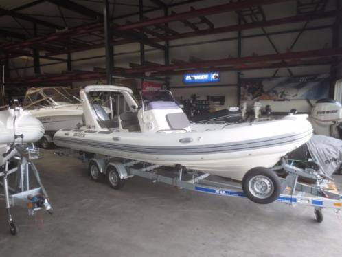 Brig Eagle 650 rib met Honda 225pk, 2014, incl. Kalf trailer