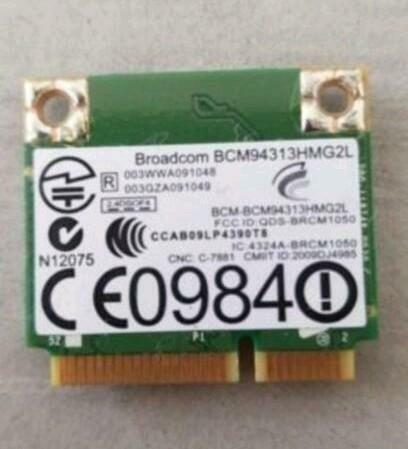 Broadcom WiFiWLAN 802.11n Half Mini PCI-E kaart