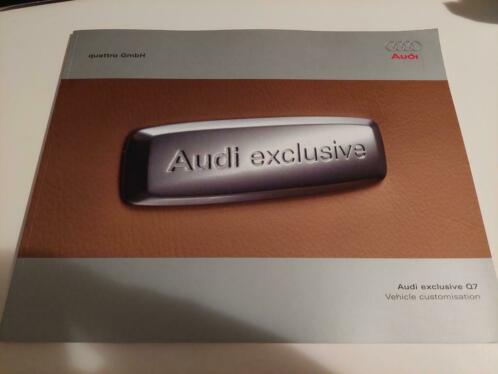 Brochure Audi Exclusive Q7 2008