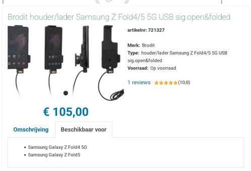 Brodit carkit Samsung Z Fold5 en Z Fold 4