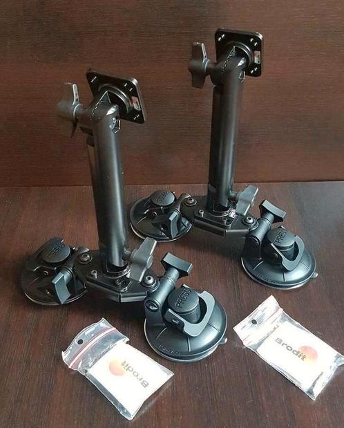 Brodit Dual Suction Cup Mount with 8 Pedestal Mount