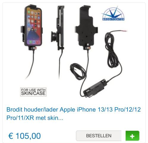 Brodit houder  lader Apple iPhone 111213 pro