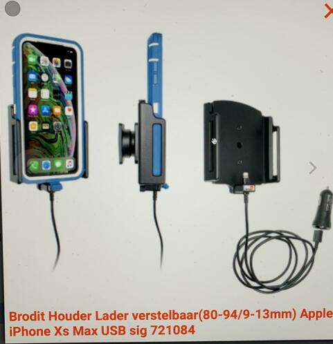 Brodit iphone steun met clip voor volvo xc90