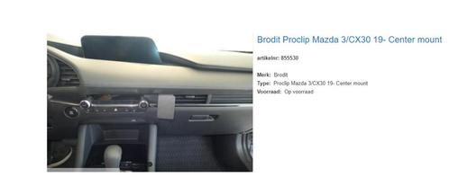 Brodit proclip Mazda 3CX30 19- Centermount