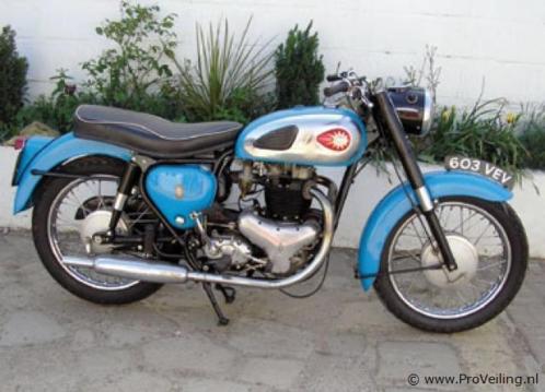 BSA motor golden flash bj 1954 in veiling bij ProVeiling