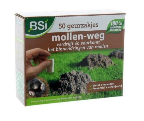 BSI Mollen-Weg Geurzakjes 50 stuks