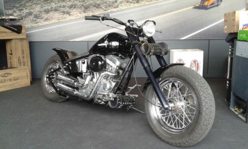 Bubba Softail met sportster 883 motorblok