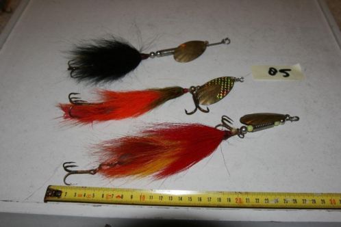 Bucktails spinners 3 stuks