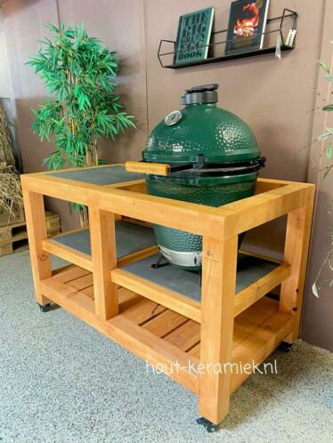 buitenkeuken douglas voor kamado barbeque green egg etc.