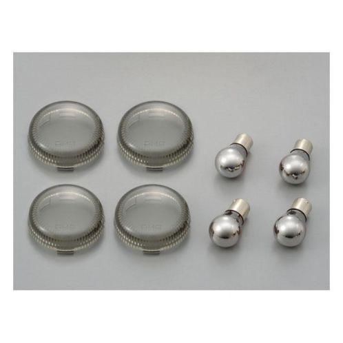 BULLET TURNSIGNAL Mirror Smoke LENS KIT.NEW. 