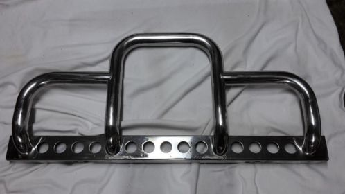 Bumper bullbar chroom New York Jeep Wrangler YJ CJ7 pushbar