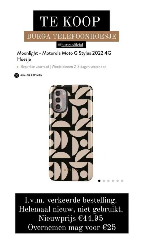 Burga hoesje. Motorola Moto G stylus 2022