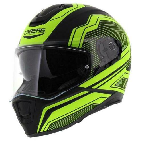 Caberg Drift Flux mat zwart fluor geel motorhelm helm